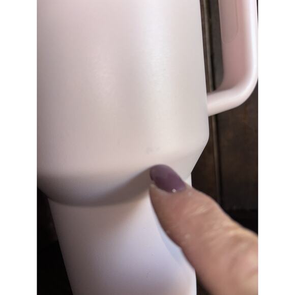 Stanley Quencher H2.0 FlowState 30 fl oz Rose Quartz Blush Soft Pink *no Straw* - Picture 3 of 9